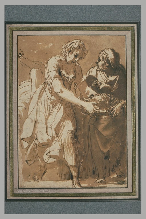 Judith mettant la tête d’Holopherne dans le sac tenu par sa servante